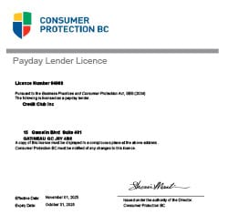 British Columbia License